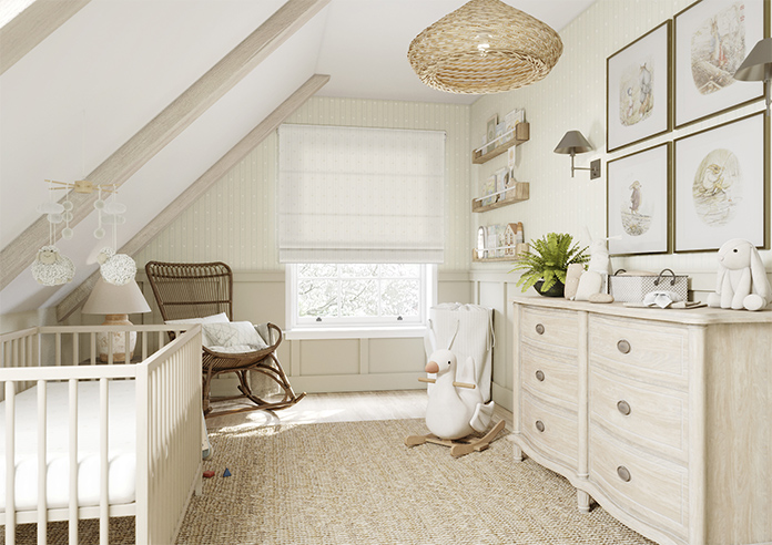 Puddle Down, Duck Stripe Dollymix - Roman Blind - Image 6